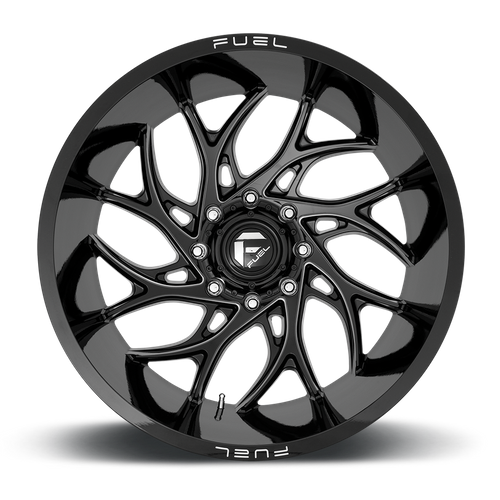 Fuel 1PC D741 RUNNER – 22X10 – 8X170 – -18 mm – GLOSS BLACK MILLED