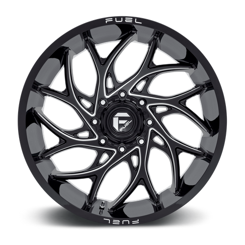Fuel 1PC D741 RUNNER – 24X11 – 8X170 – 0 mm – GLOSS BLACK MILLED