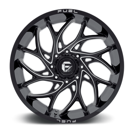 Fuel 1PC D741 RUNNER – 24X11 – 8X170 – 0 mm – GLOSS BLACK MILLED