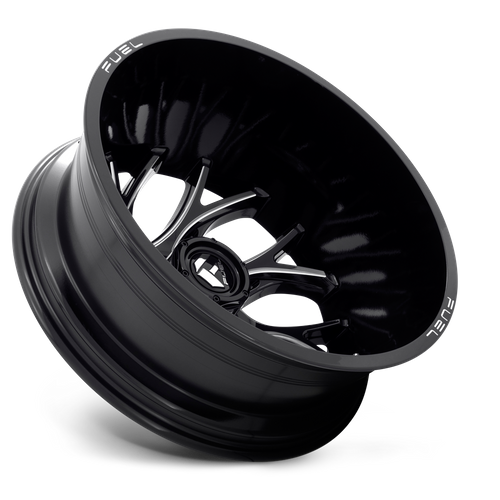 Fuel 1PC D741 RUNNER – 22X8.25 – 8X210 – -220 mm – GLOSS BLACK MILLED
