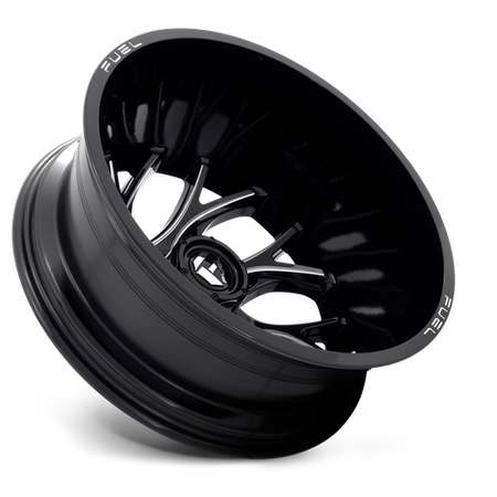 Fuel 1PC D741 RUNNER – 22X8.25 – 8X210 – -220 mm – GLOSS BLACK MILLED