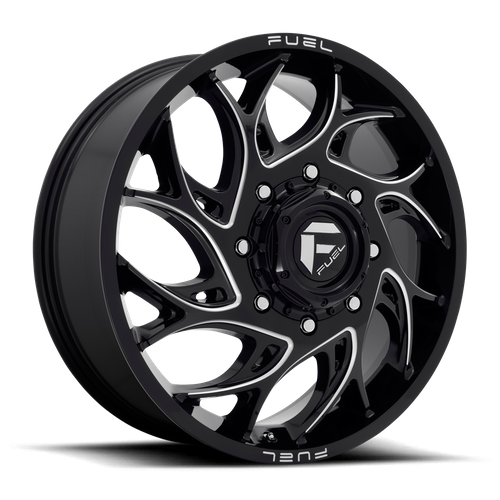 Fuel 1PC D741 RUNNER – 22X8.25 – 8X210 – 105 mm – GLOSS BLACK MILLED
