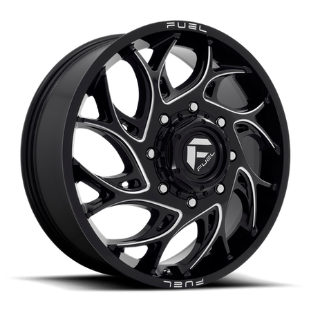 Fuel 1PC D741 RUNNER – 22X8.25 – 8X210 – 105 mm – GLOSS BLACK MILLED