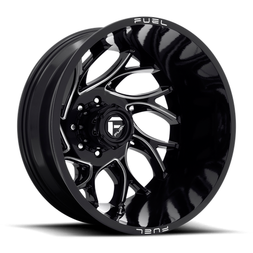 Fuel 1PC D741 RUNNER – 22X8.25 – 8X210 – -220 mm – GLOSS BLACK MILLED