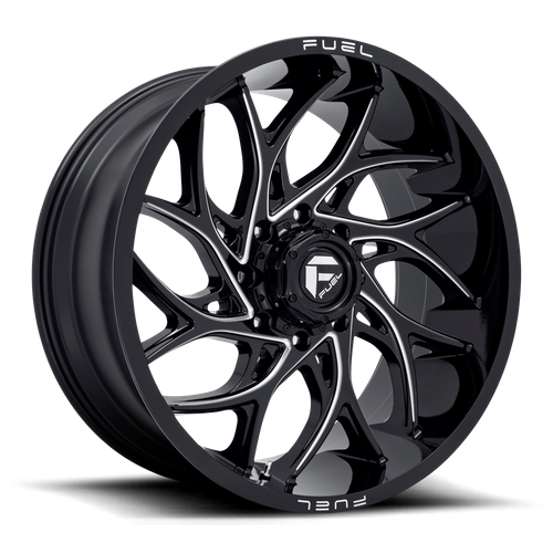 Fuel 1PC D741 RUNNER – 24X11 – 8X170 – 0 mm – GLOSS BLACK MILLED