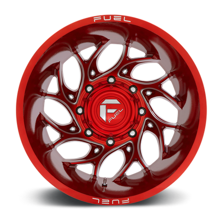 Fuel 1PC D742 RUNNER – 20X8.25 – 8X165.1 – -240 mm – CANDY RED MILLED