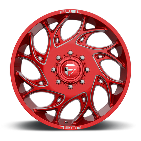 Fuel 1PC D742 RUNNER – 20X8.25 – 8X200 – 105 mm – CANDY RED MILLED
