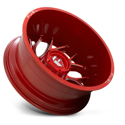 Fuel 1PC D742 RUNNER – 20X8.25 – 8X165.1 – -240 mm – CANDY RED MILLED