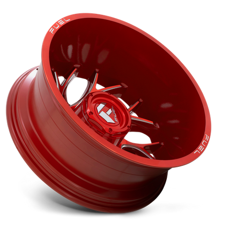 Fuel 1PC D742 RUNNER – 20X8.25 – 8X165.1 – -240 mm – CANDY RED MILLED