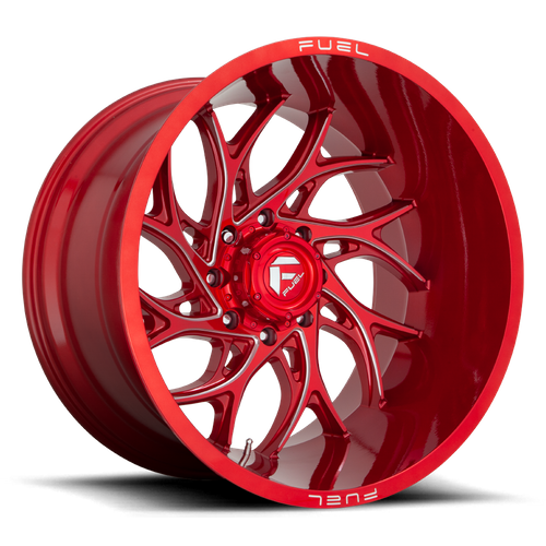 Fuel 1PC D742 RUNNER – 24X12 – 5X127 – -44 mm – CANDY RED MILLED