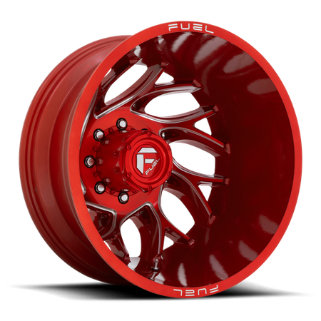 Fuel 1PC D742 RUNNER – 22X8.25 – 8X210 – -220 mm – CANDY RED MILLED