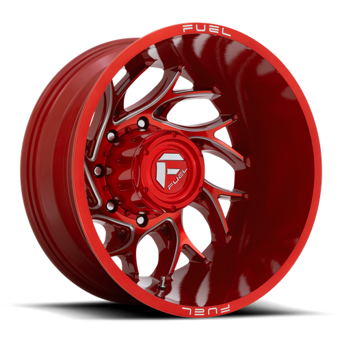 Fuel 1PC D742 RUNNER – 20X8.25 – 8X165.1 – -240 mm – CANDY RED MILLED