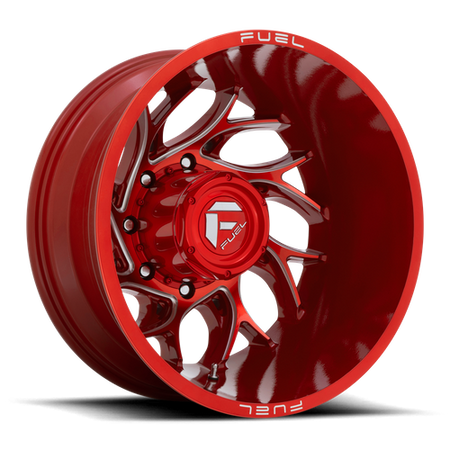 Fuel 1PC D742 RUNNER – 20X8.25 – 8X165.1 – -240 mm – CANDY RED MILLED