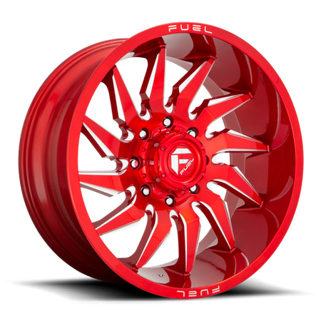Fuel 1PC D745 SABER – 22X10 – 8X170 – -18 mm – CANDY RED MILLED