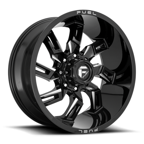 Fuel 1PC D747 LOCKDOWN – 22X10 – 8X165.1 – -18 mm – GLOSS BLACK MILLED