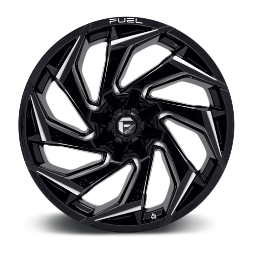 Fuel 1PC D753 REACTION – 22X10 – 6X135/6X139.7 – -18 mm – GLOSS BLACK MILLED