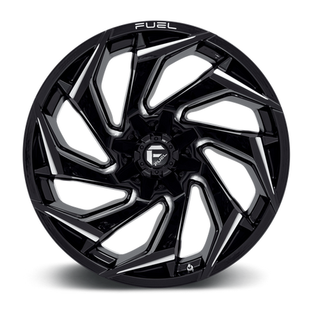 Fuel 1PC D753 REACTION – 22X10 – 6X135/6X139.7 – -18 mm – GLOSS BLACK MILLED