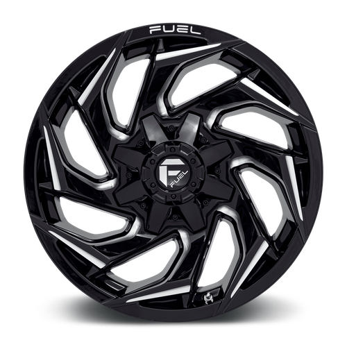 Fuel 1PC D753 REACTION – 18X9 – 6X135/6X139.7 – 1 mm – GLOSS BLACK MILLED