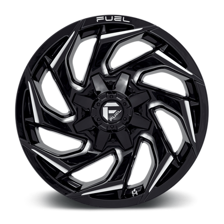 Fuel 1PC D753 REACTION – 18X9 – 6X135/6X139.7 – 1 mm – GLOSS BLACK MILLED