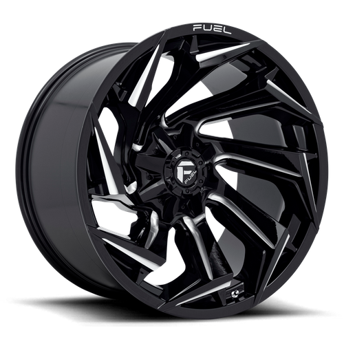 Fuel 1PC D753 REACTION – 22X10 – 6X135/6X139.7 – -18 mm – GLOSS BLACK MILLED