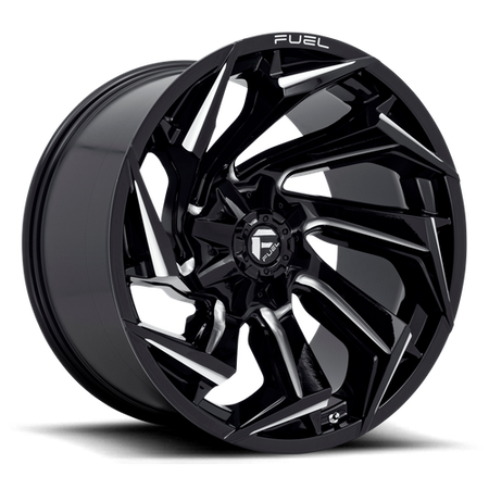 Fuel 1PC D753 REACTION – 22X10 – 6X135/6X139.7 – -18 mm – GLOSS BLACK MILLED