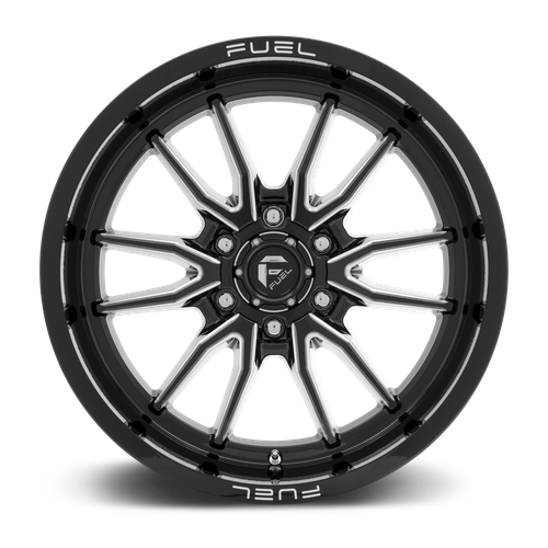 Fuel 1PC D761 CLASH – 17X9 – 6X139.7 – 1 mm – GLOSS BLACK MILLED