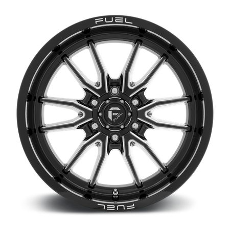 Fuel 1PC D761 CLASH – 18X9 – 6X139.7 – 1 mm – GLOSS BLACK MILLED