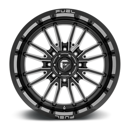 Fuel 1PC D761 CLASH – 22X12 – 8X180 – -44 mm – GLOSS BLACK MILLED