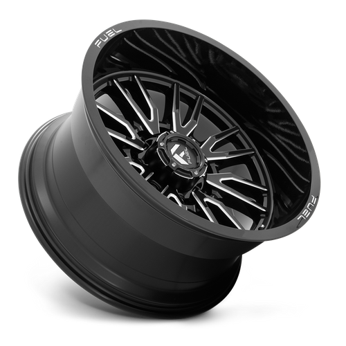 Fuel 1PC D761 CLASH – 22X12 – 8X180 – -44 mm – GLOSS BLACK MILLED