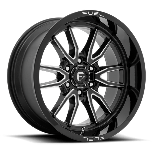Fuel 1PC D761 CLASH – 18X9 – 6X139.7 – 1 mm – GLOSS BLACK MILLED