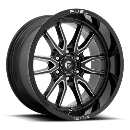 Fuel 1PC D761 CLASH – 18X9 – 6X139.7 – 1 mm – GLOSS BLACK MILLED