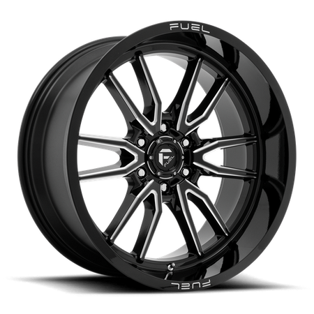 Fuel 1PC D761 CLASH – 22X10 – 6X135 – -18 mm – GLOSS BLACK MILLED