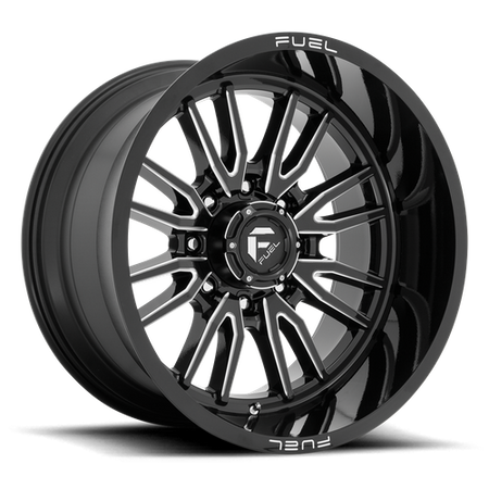 Fuel 1PC D761 CLASH – 22X12 – 8X180 – -44 mm – GLOSS BLACK MILLED