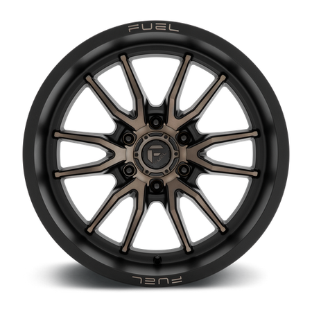 Fuel 1PC D762 CLASH – 20X10 – 6X139.7 – -18 mm – MATTE BLACK DOUBLE DARK TINT