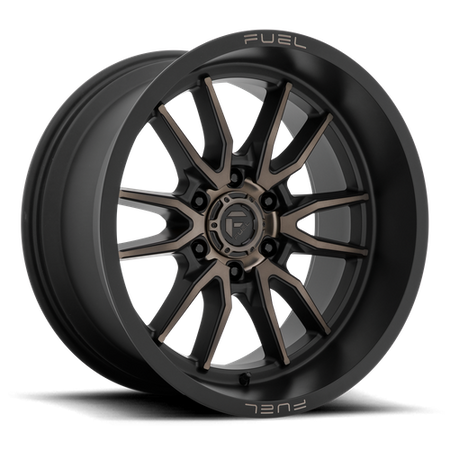 Fuel 1PC D762 CLASH – 20X10 – 6X139.7 – -18 mm – MATTE BLACK DOUBLE DARK TINT