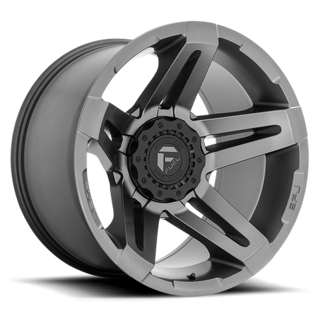 Fuel 1PC D764 SFJ – 20X12 – 5X114.3/5X127 – -44 mm – MATTE GUNMETAL