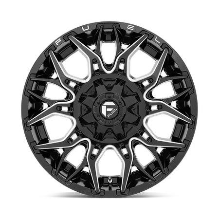 Fuel 1PC D769 TWITCH – 20X10 – 8X170 – -18 mm – GLOSSY BLACK MILLED