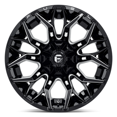 Fuel 1PC D769 TWITCH – 22X12 – 8X170 – -44 mm – GLOSSY BLACK MILLED
