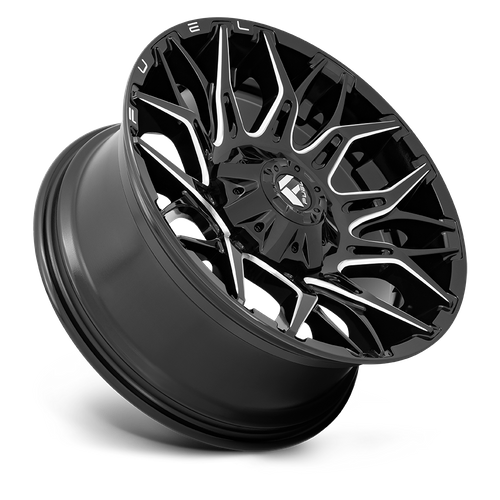 Fuel 1PC D769 TWITCH – 20X10 – 8X170 – -18 mm – GLOSSY BLACK MILLED