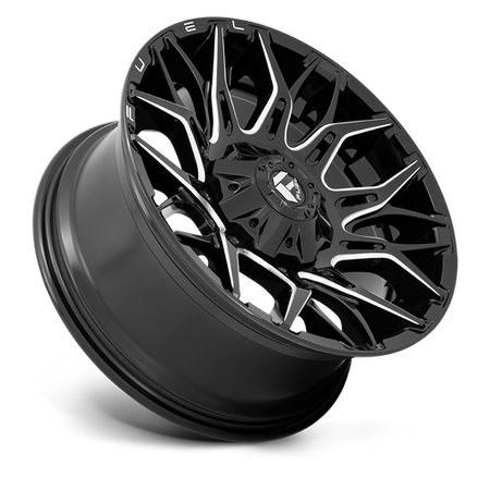 Fuel 1PC D769 TWITCH – 20X10 – 5X139.7/5X150 – -18 mm – GLOSSY BLACK MILLED