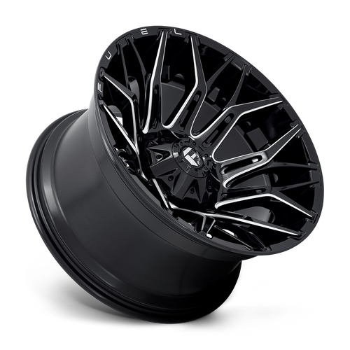 Fuel 1PC D769 TWITCH – 22X12 – 8X170 – -44 mm – GLOSSY BLACK MILLED