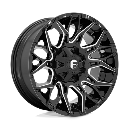 Fuel 1PC D769 TWITCH – 20X10 – 5X139.7/5X150 – -18 mm – GLOSSY BLACK MILLED
