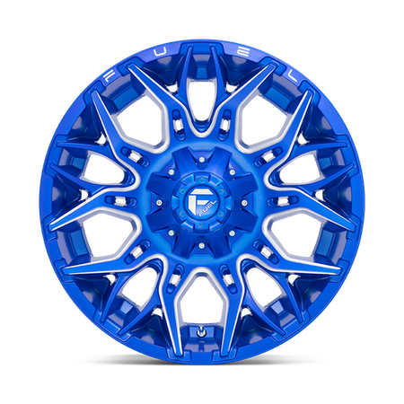 Fuel 1PC D770 TWITCH – 22X12 – 5X139.7/5X150 – -44 mm – ANODIZED BLUE MILLED