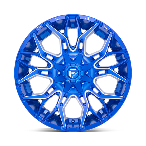 Fuel 1PC D770 TWITCH – 22X10 – 5X114.3/5X127 – -18 mm – ANODIZED BLUE MILLED