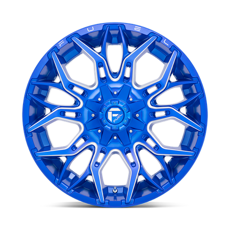 Fuel 1PC D770 TWITCH – 22X10 – 5X114.3/5X127 – -18 mm – ANODIZED BLUE MILLED