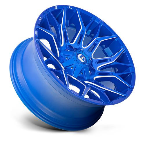 Fuel 1PC D770 TWITCH – 22X10 – 5X114.3/5X127 – -18 mm – ANODIZED BLUE MILLED