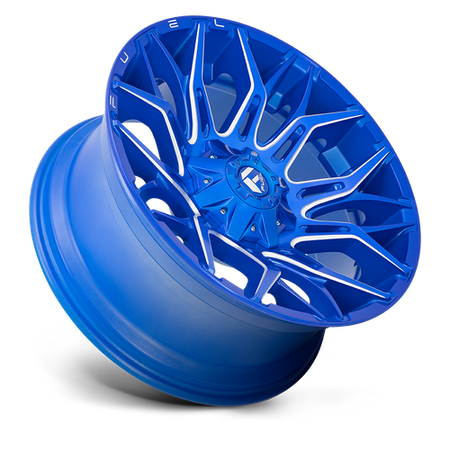 Fuel 1PC D770 TWITCH – 22X10 – 5X114.3/5X127 – -18 mm – ANODIZED BLUE MILLED