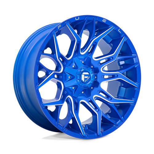 Fuel 1PC D770 TWITCH – 22X10 – 5X114.3/5X127 – -18 mm – ANODIZED BLUE MILLED