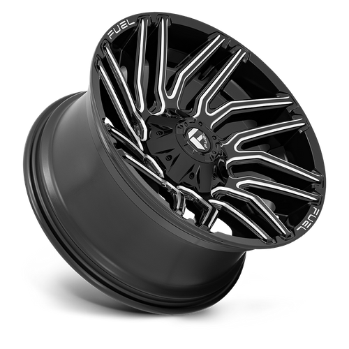 Fuel 1PC D773 TYPHOON – 20X9 – 6X135/6X139.7 – 1 mm – GLOSS BLACK MILLED