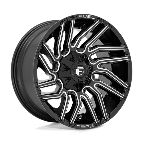 Fuel 1PC D773 TYPHOON – 20X9 – 6X135/6X139.7 – 1 mm – GLOSS BLACK MILLED